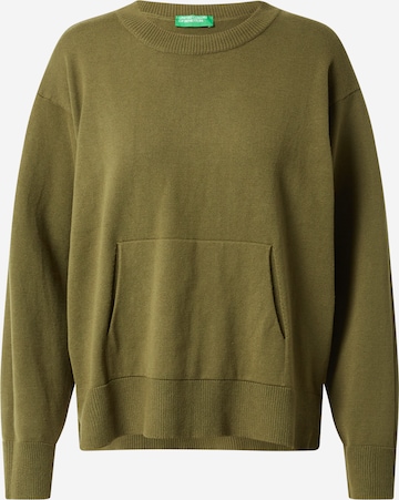 UNITED COLORS OF BENETTON Sweater in Green: front