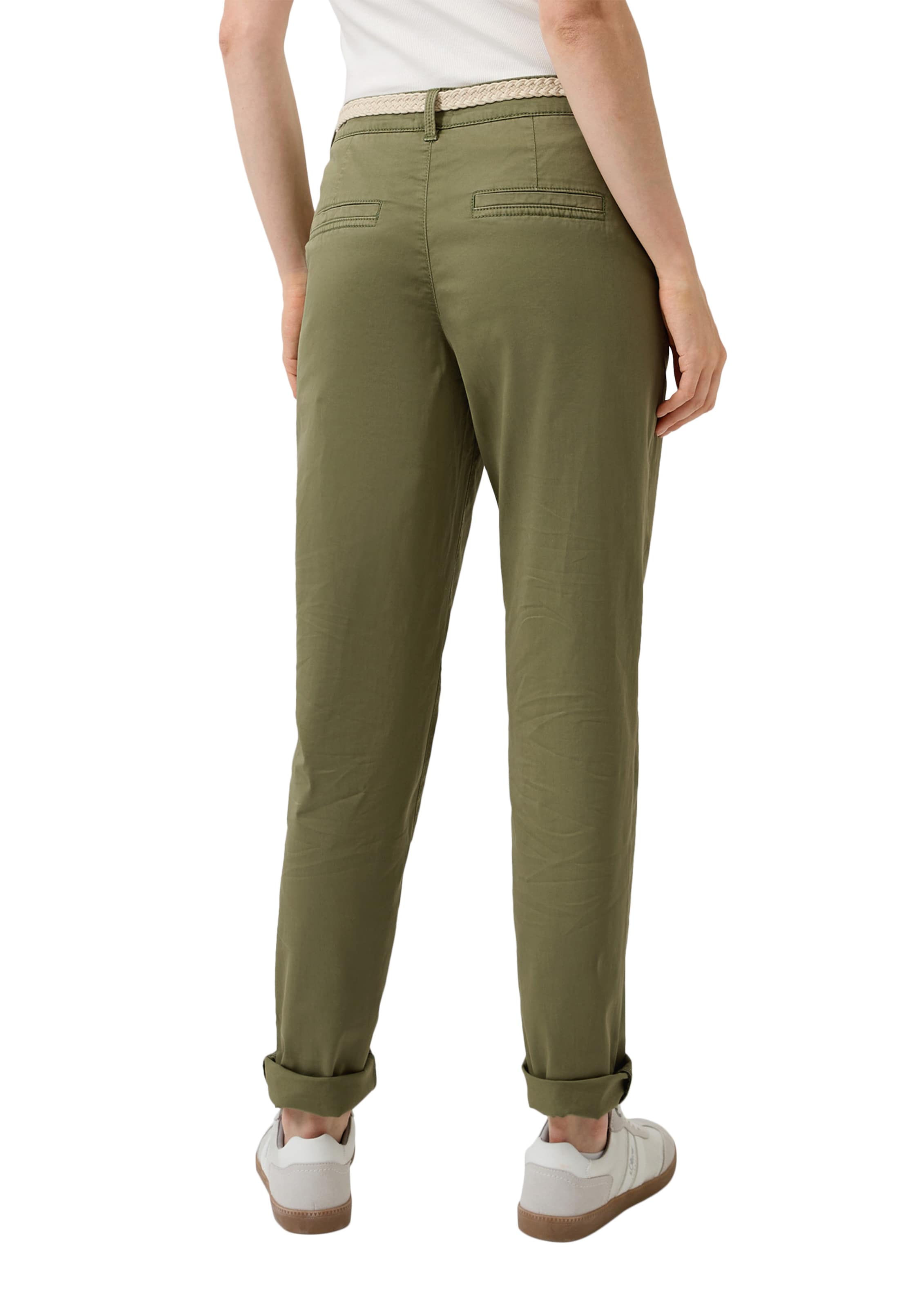 s.Oliver Tapered Chino in Groen