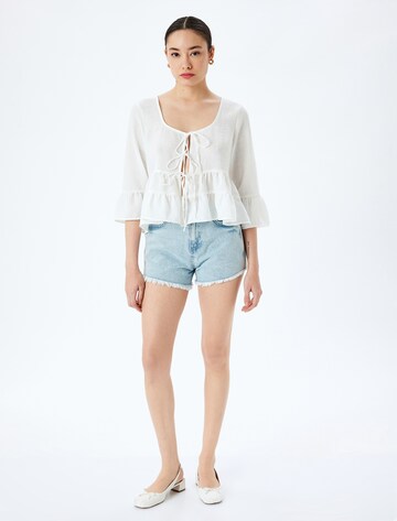 Koton Bluse in Weiß