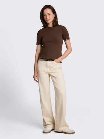 TOM TAILOR DENIM T-Shirt in Braun
