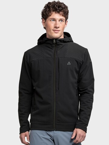 Schöffel Funktionele fleece-jas 'Enixa' in Zwart: voorkant