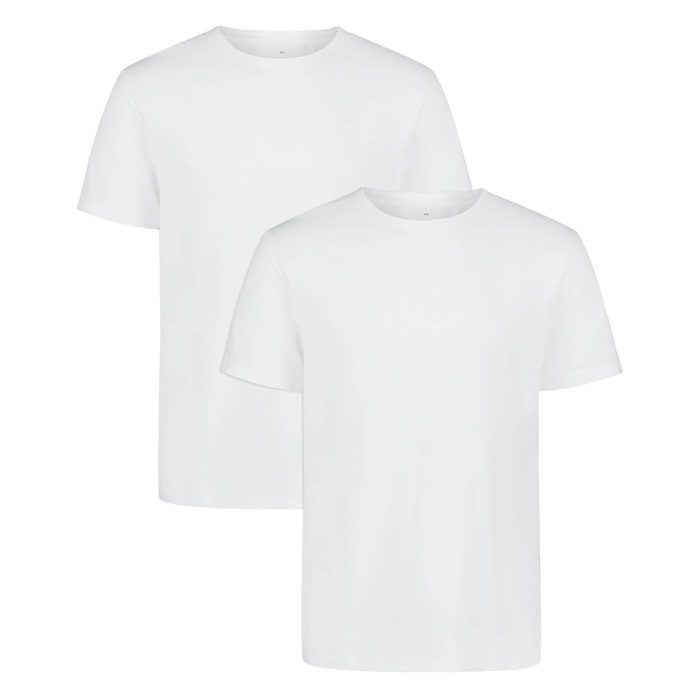 Maillot de corps UNDER ARMOUR en blanc : devant