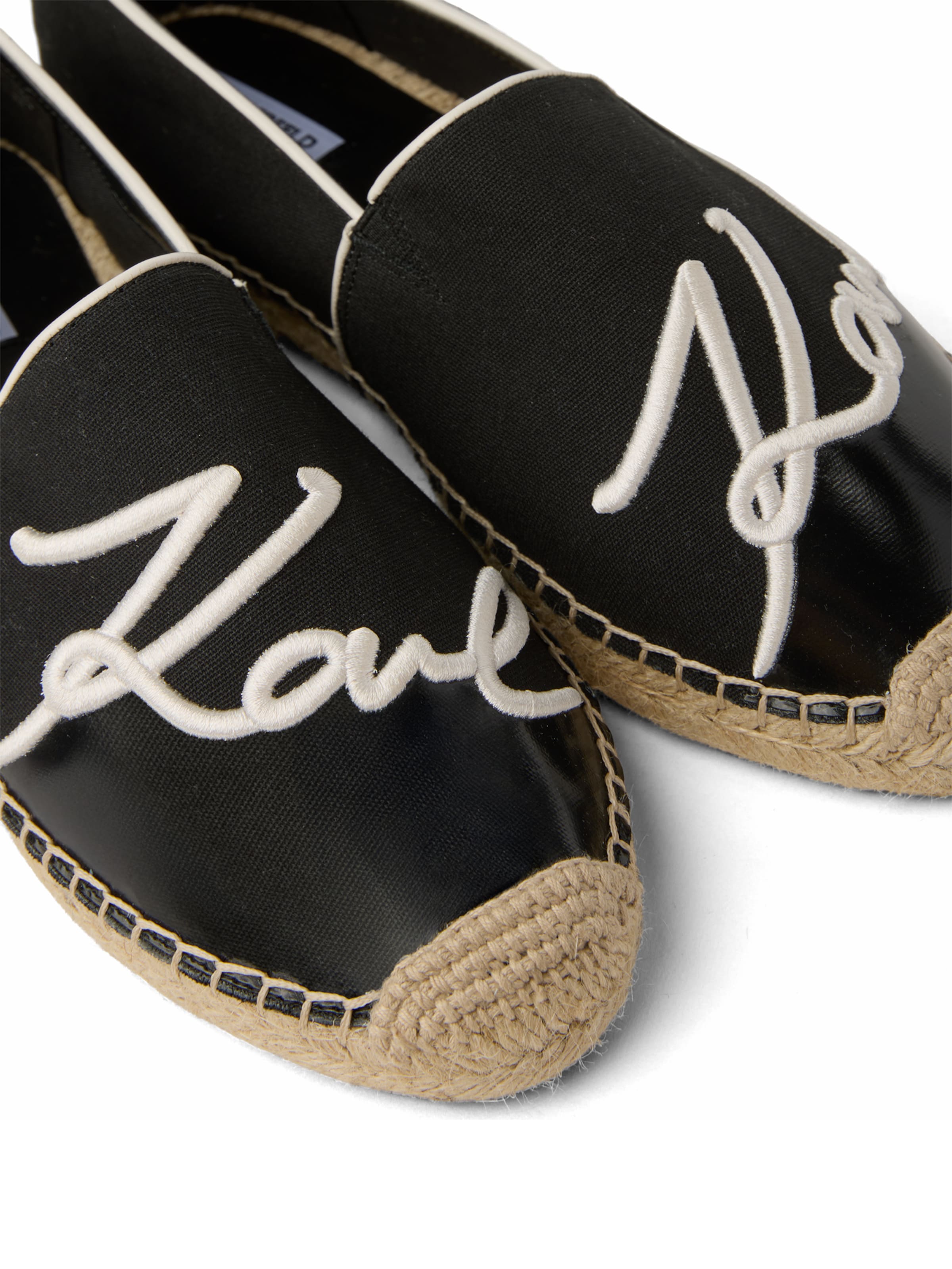 Karl LagerfeldEspadrile ' KAMINI SLIP ON ' - crna boja