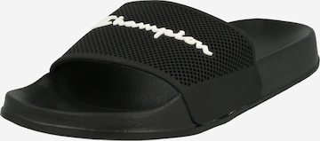 Champion Authentic Athletic Apparel Beach & Pool Shoes in Black: front