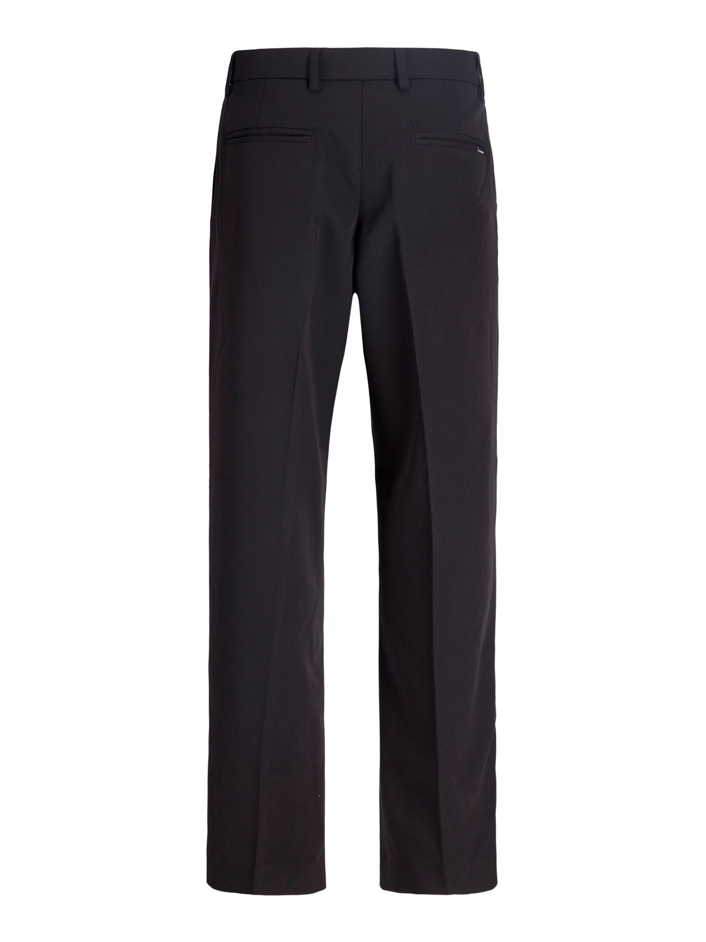 JACK & JONES - Pierna ancha Pantalón de pinzas 'JPSTBill' en negro