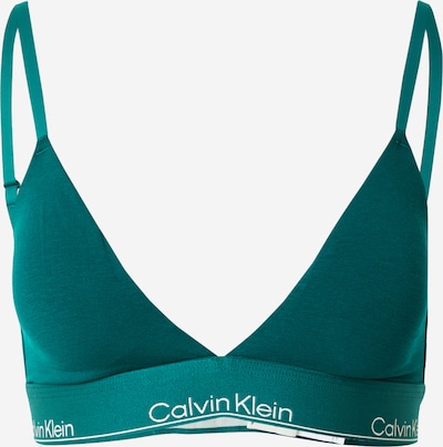 Calvin Klein Underwear Grudnjak u smaragdno zelena / bijela, Pregled proizvoda