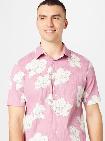 Ted Baker Regular Fit Skjorte i pink