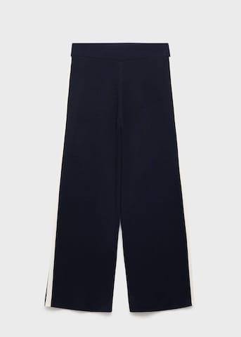MANGO Wide Leg Hose 'Roma' in Blau