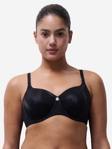 Chantelle Minimiser Bra 'Glaze' in Black