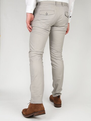 Suitable Slimfit Chinohose 'Locke'‌ in Grau