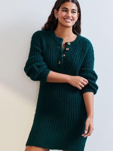 Next Knit dress in Green: front