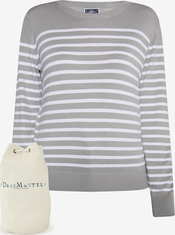 DreiMaster Maritim Sweater in Grey: front