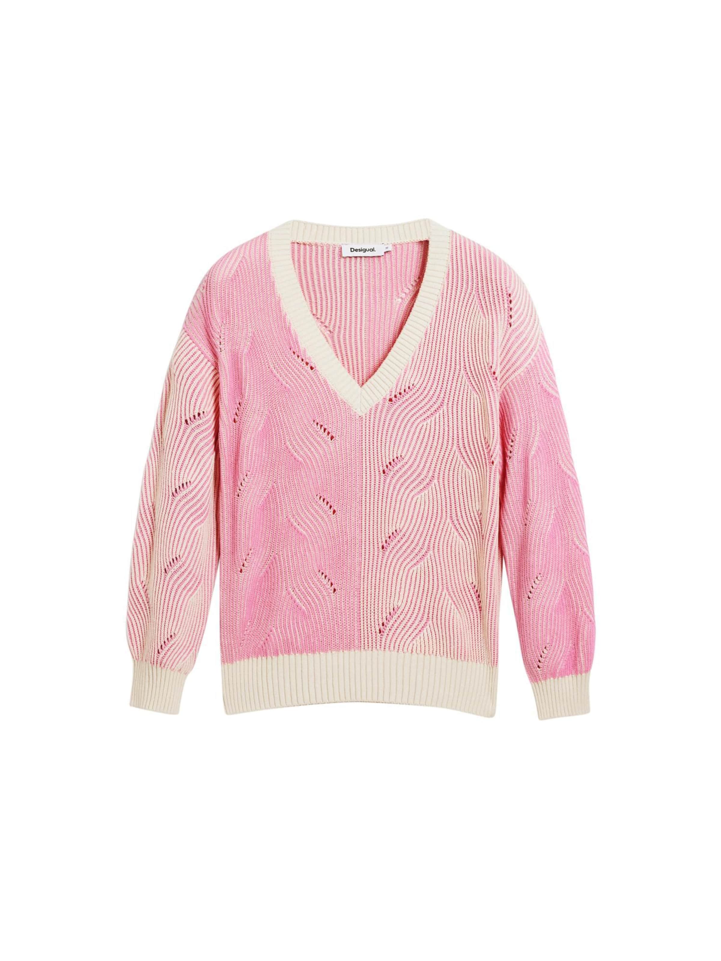 Desigual Pullover in Pink: Vorderseite
