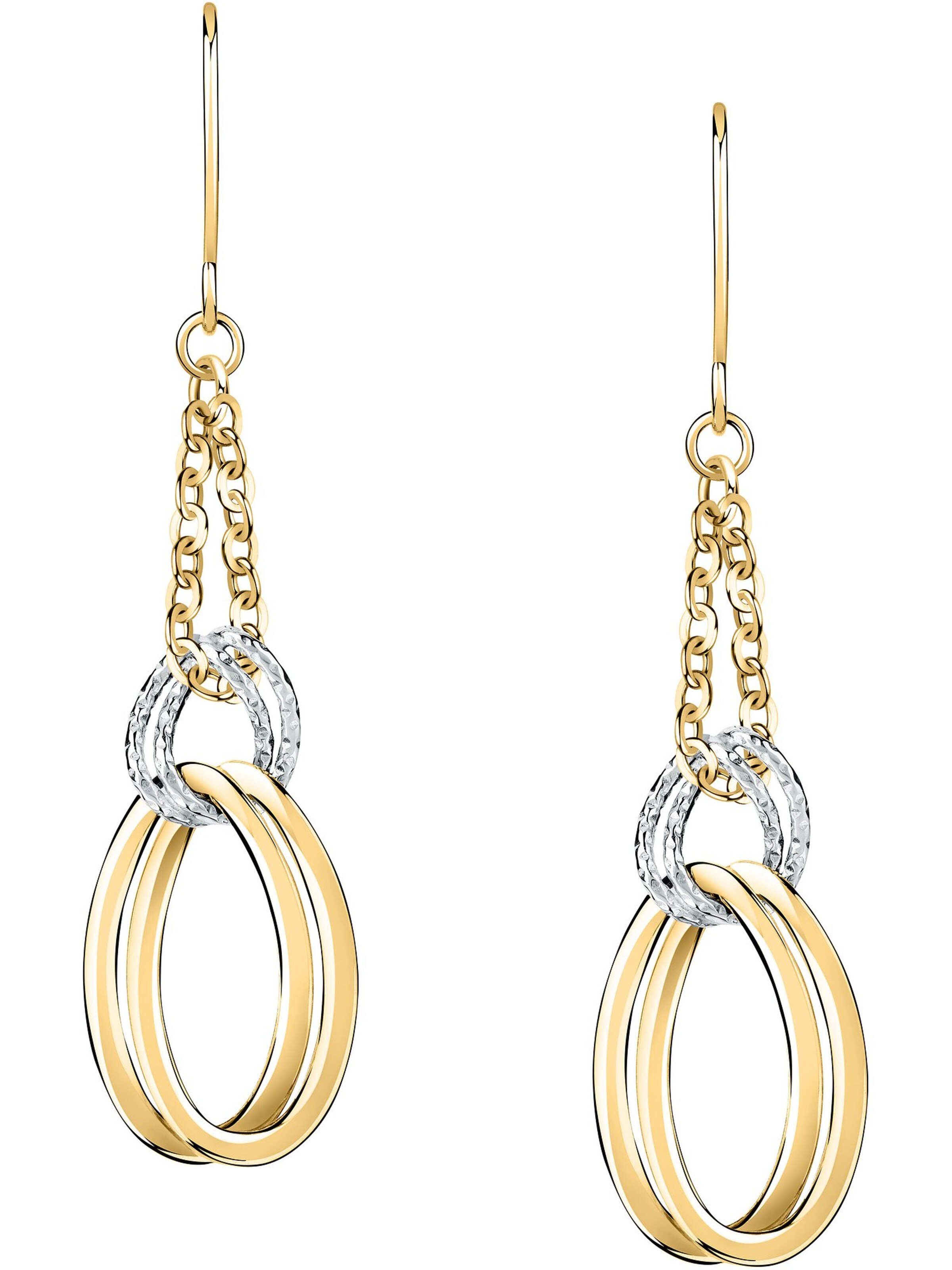 CHRIST Ohrringe in Gold: Vorderseite