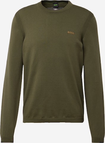 BOSS Green Sweater 'Ever-X' in Green: front