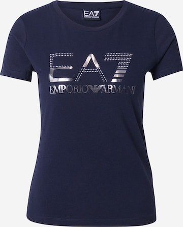 EA7 Emporio Armani Футболка в Синий: спереди