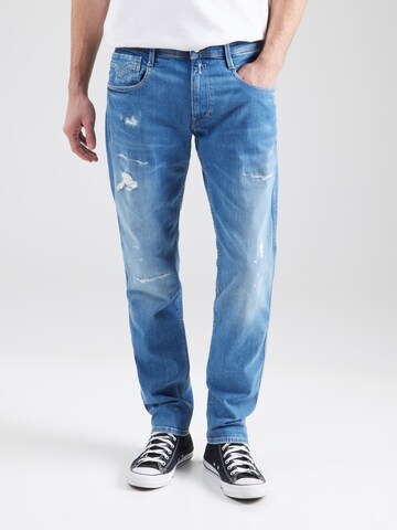 REPLAY - regular Vaquero 'ANBASS' en azul: frente