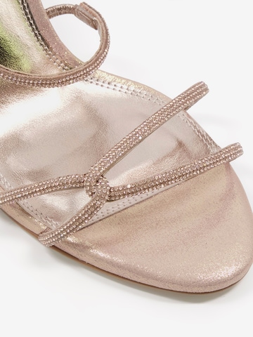 Dune LONDON Sandalen met riem 'MAJESTYS' in Goud