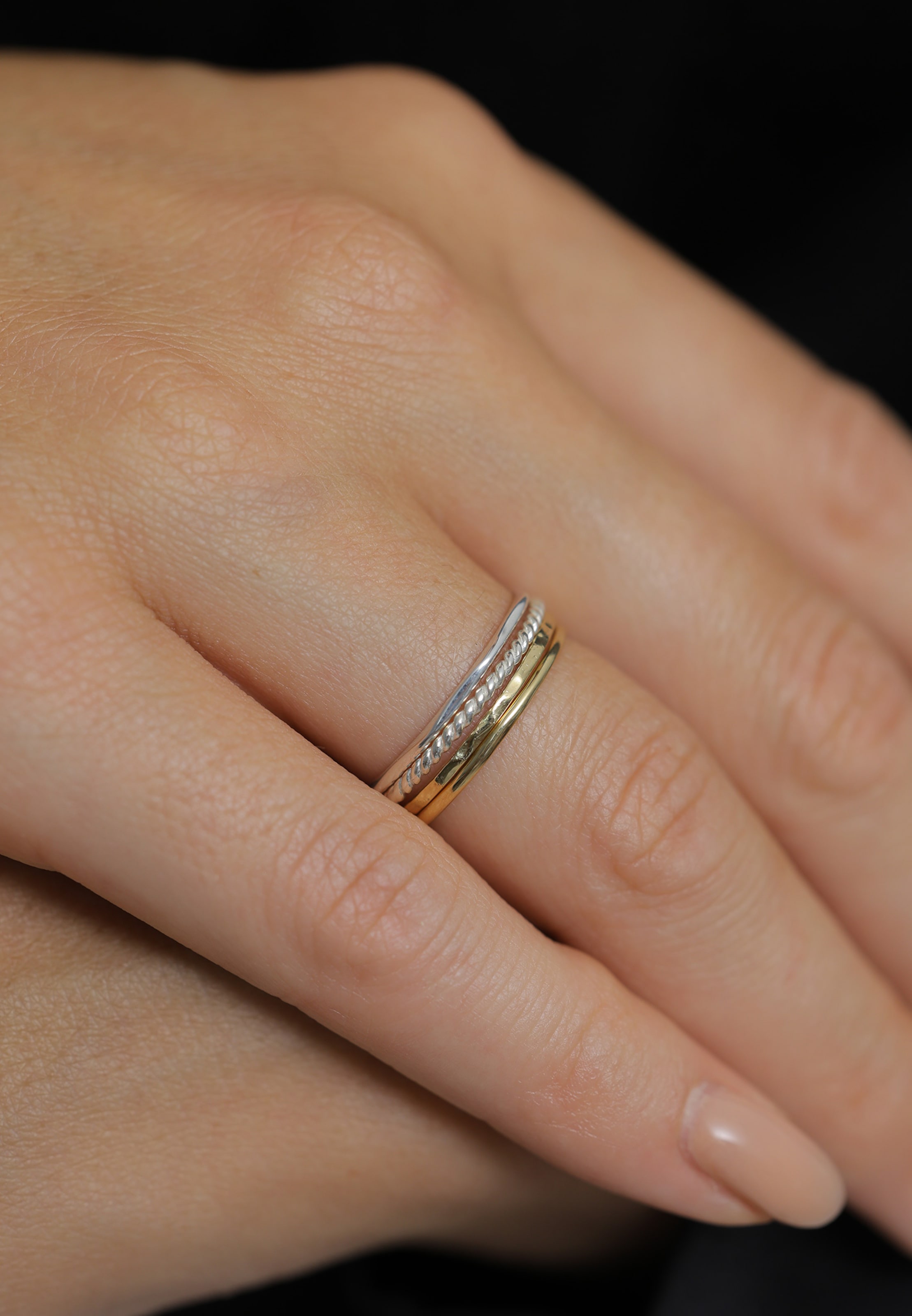 ELLI Gyűrűk 'Bi-Color' - arany