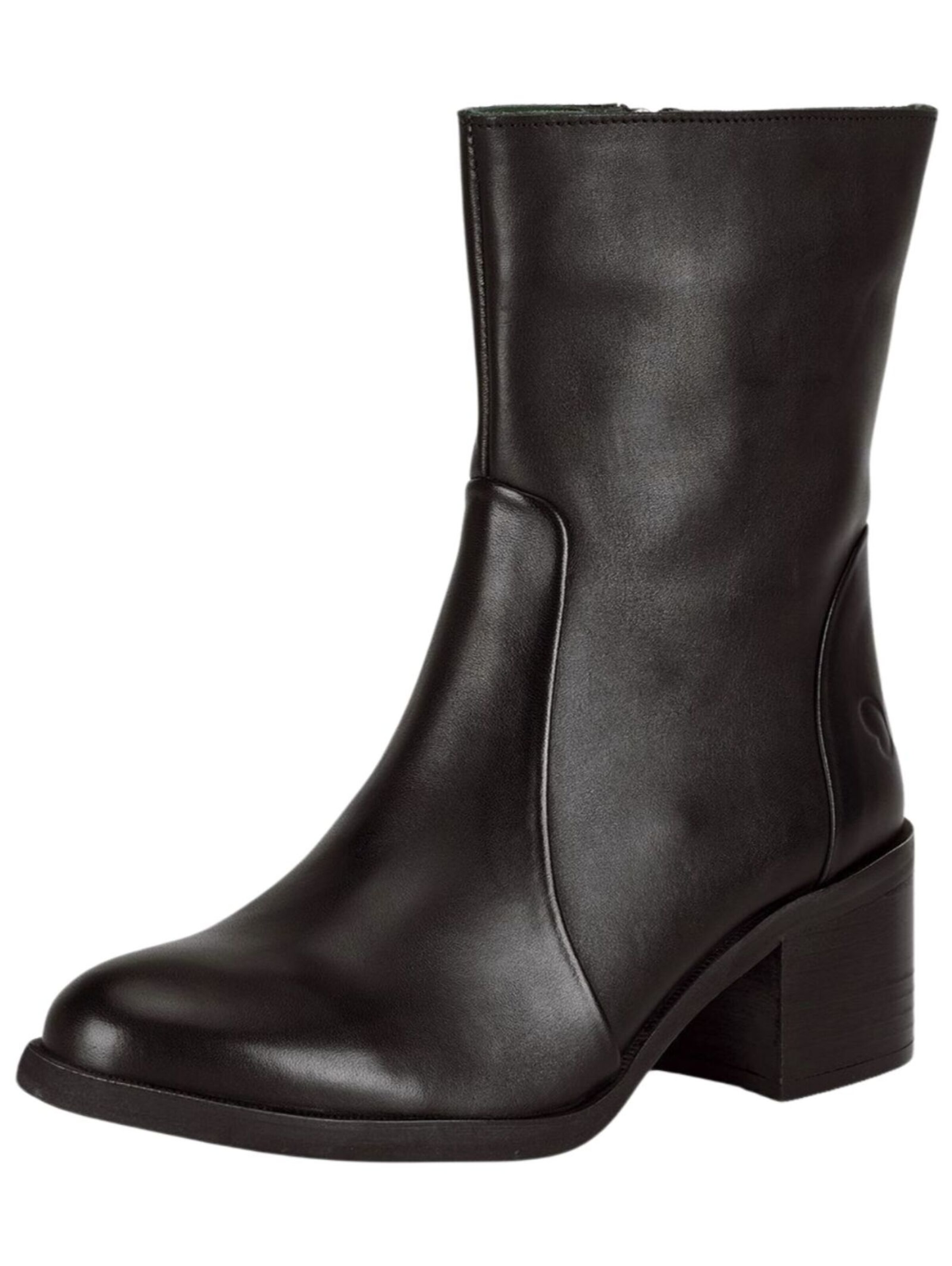 Felmini Wide Fit Ankle Boots in Black: front