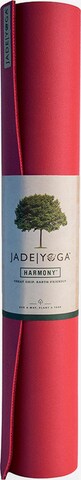 JADEYOGA Mat 'Harmony' in Red: front