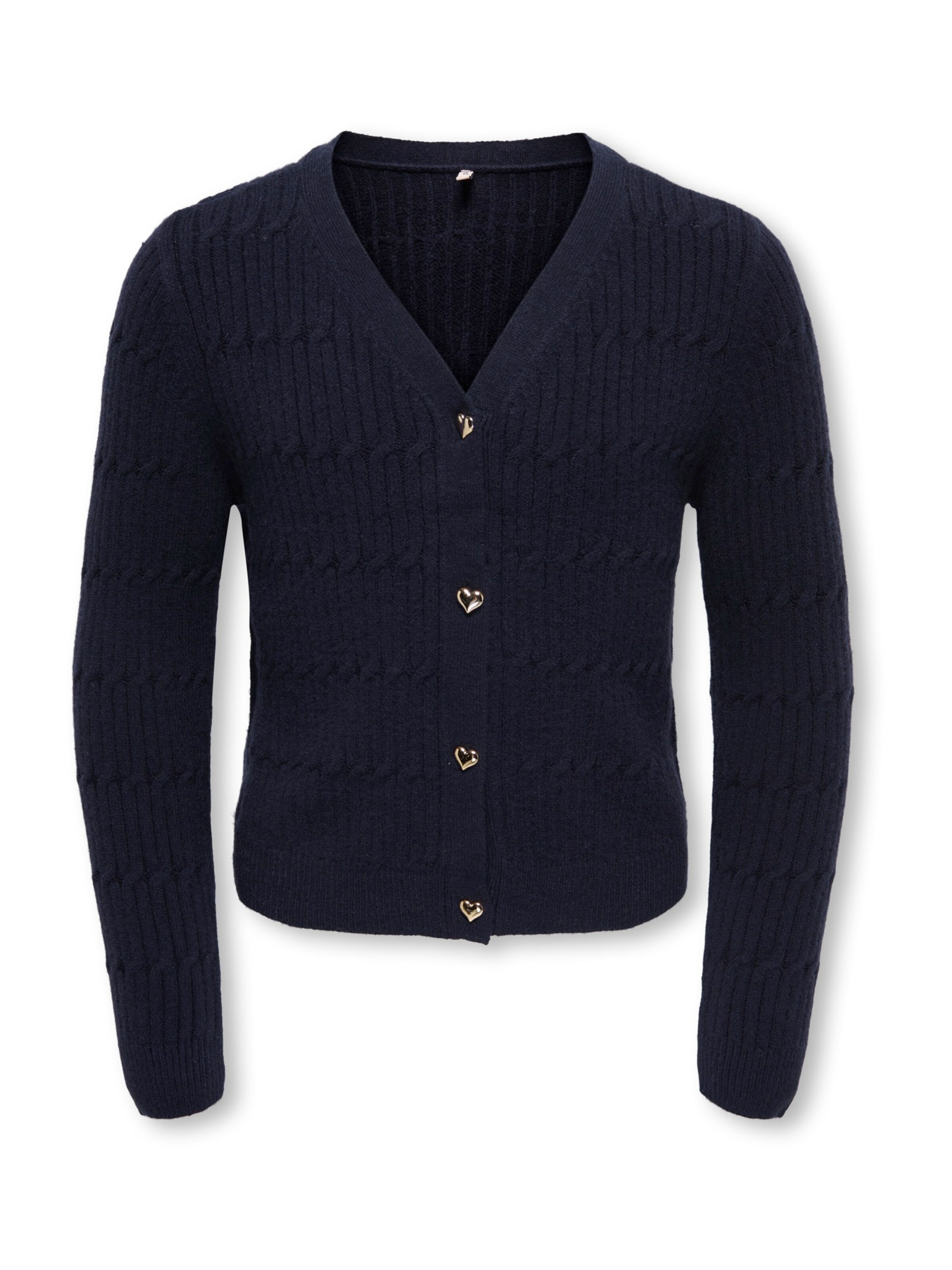 ONLY GIRLS Knit Cardigan 'KOGKATIA' in Blue: front