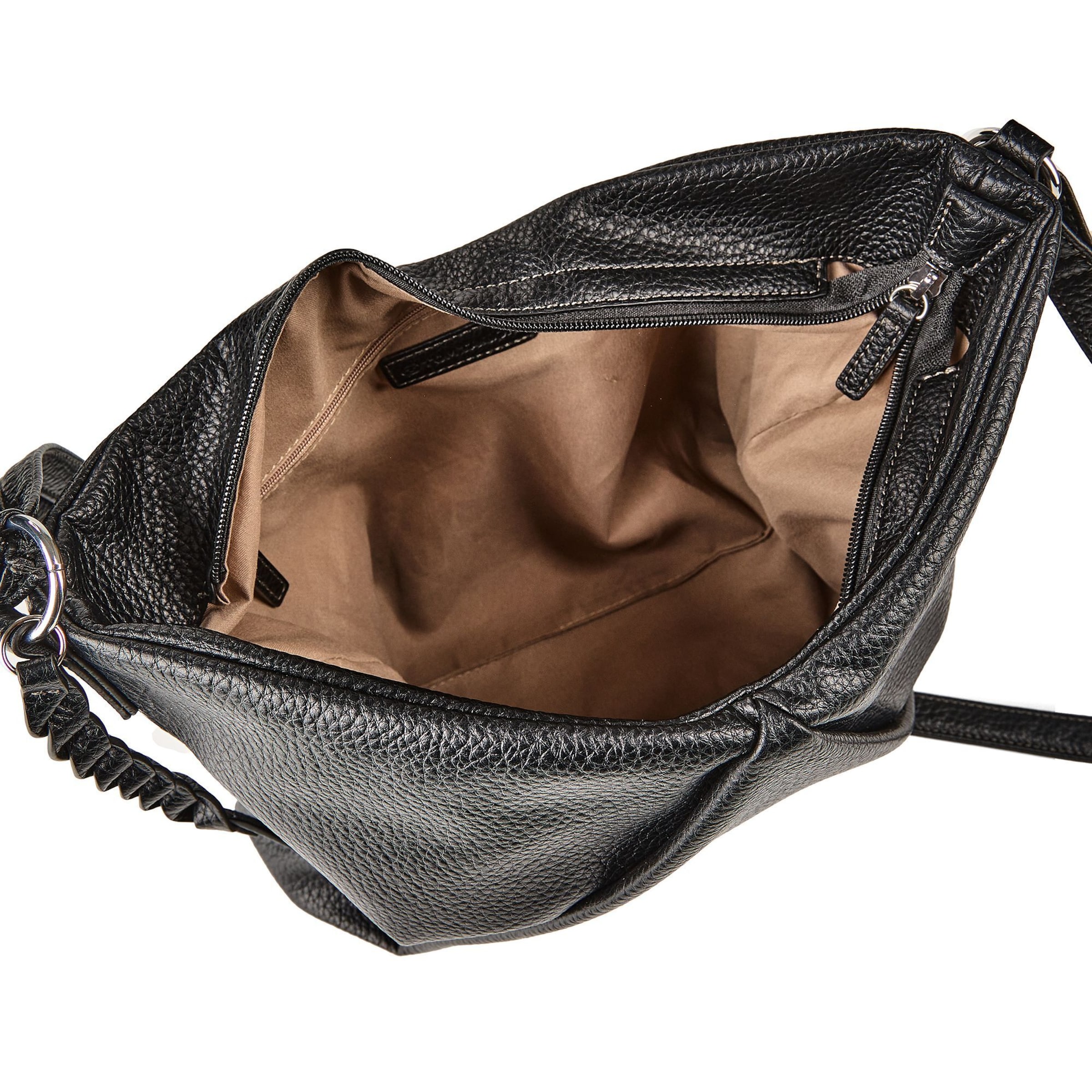 TOM TAILOR Schoudertas 'Danica' in Zwart