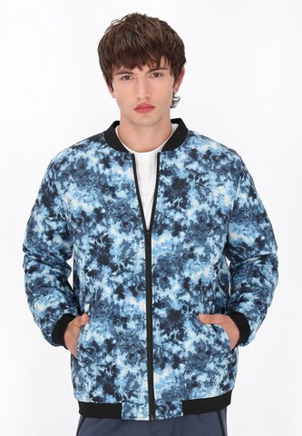Mo ATHLSR Tussenjas in Blauw: voorkant