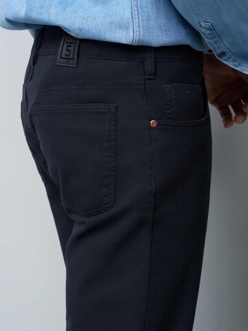 MEYER Slimfit Jeans 'M5' in Blauw