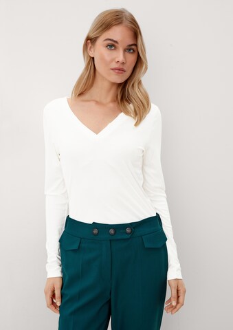 s.Oliver Shirt in Weiß: Vorderseite