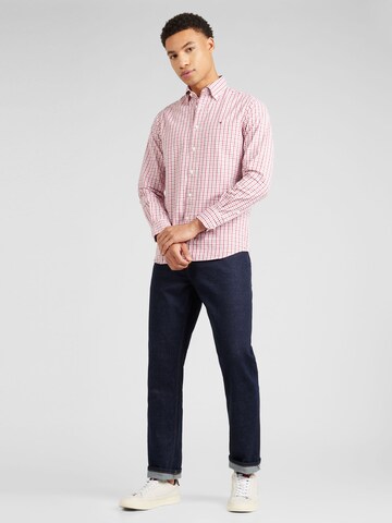 TOMMY HILFIGER Slim Fit Hemd in Rot