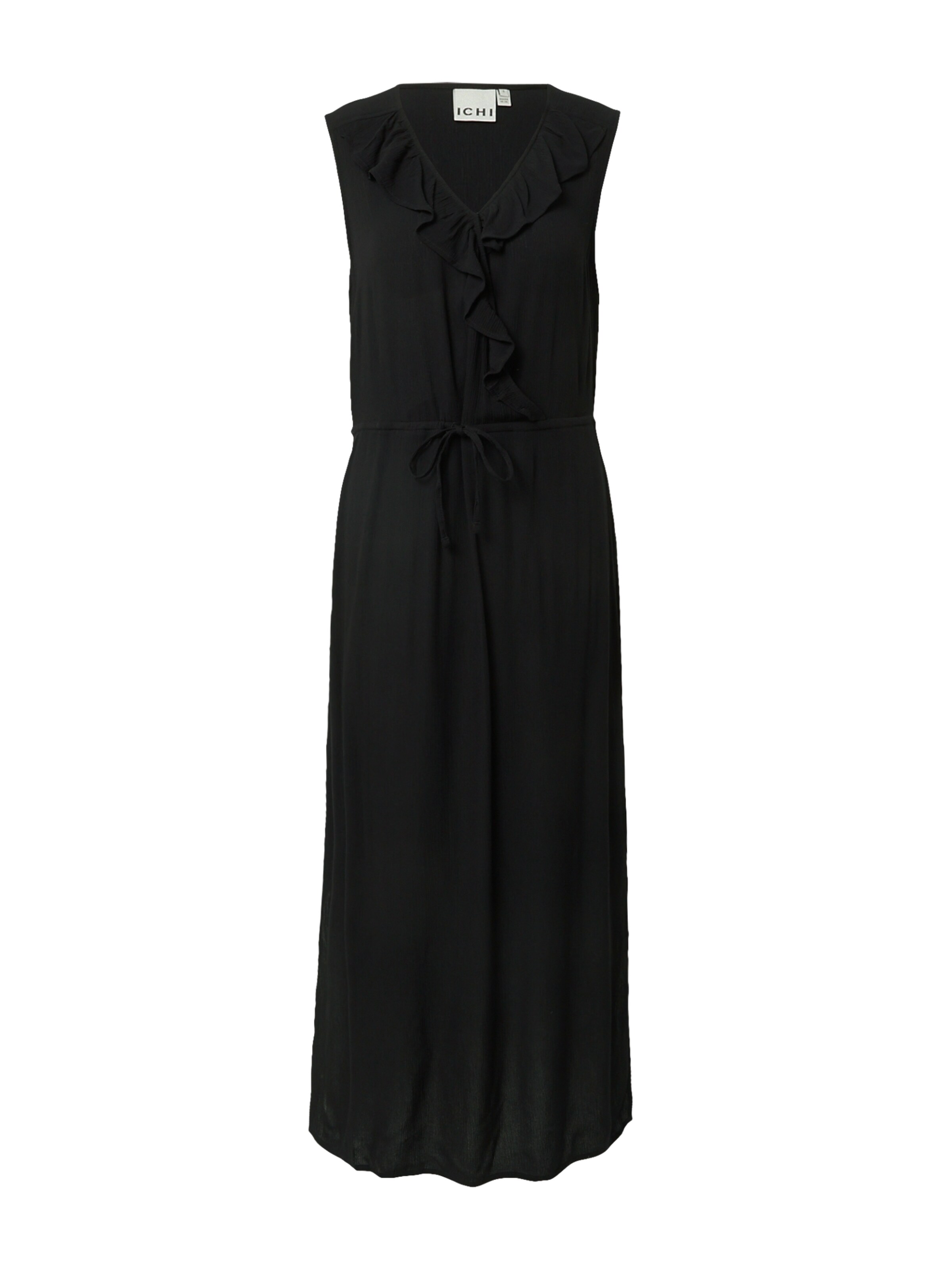ICHI Kleid 'IHMarrakech' in Schwarz: Vorderseite