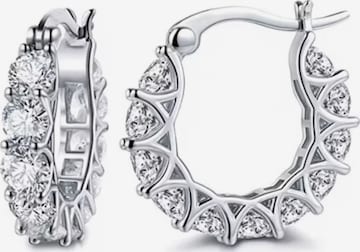 ROUGEMONT Jewellery Ohrringe 'Funkelnde' in Silber: Vorderseite