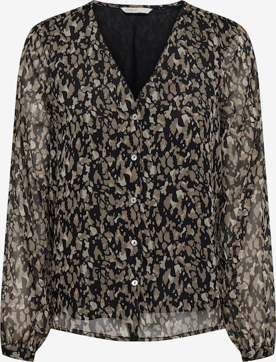 ONLY Bluza 'Luna' u toplo smeđa / tamno bež / crna, Pregled proizvoda