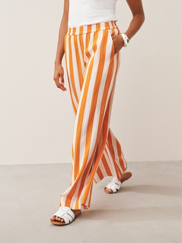Next Wide leg Pants in Orange: front