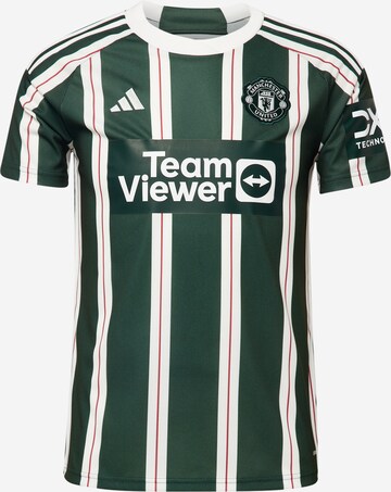ADIDAS PERFORMANCE - Camiseta de fútbol 'Manchester United 23/24' en verde: frente