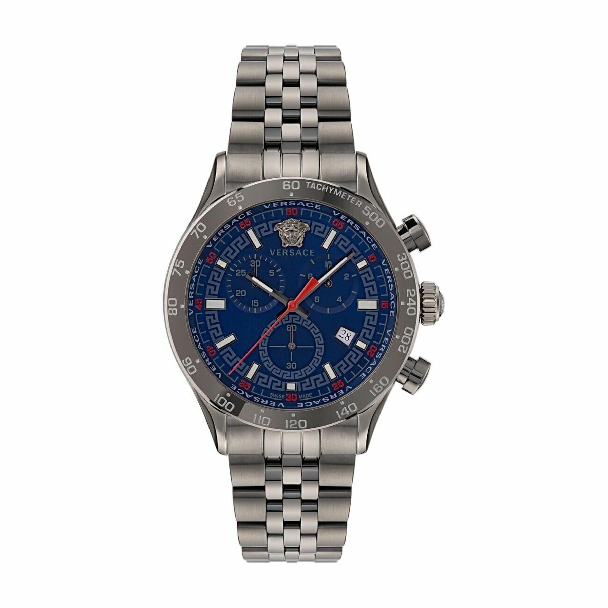 VERSACE Analog Watch in Grey: front