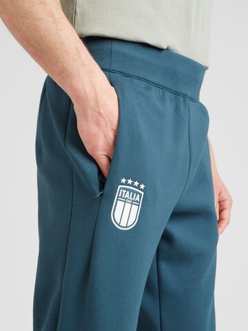 ADIDAS PERFORMANCE - Tapered Pantalón deportivo 'Italy Travel' en azul