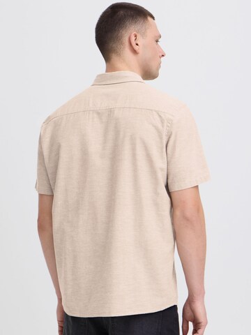 BLEND - Ajuste regular Camisa ' BHAban Slub Linen Mix ' en beige