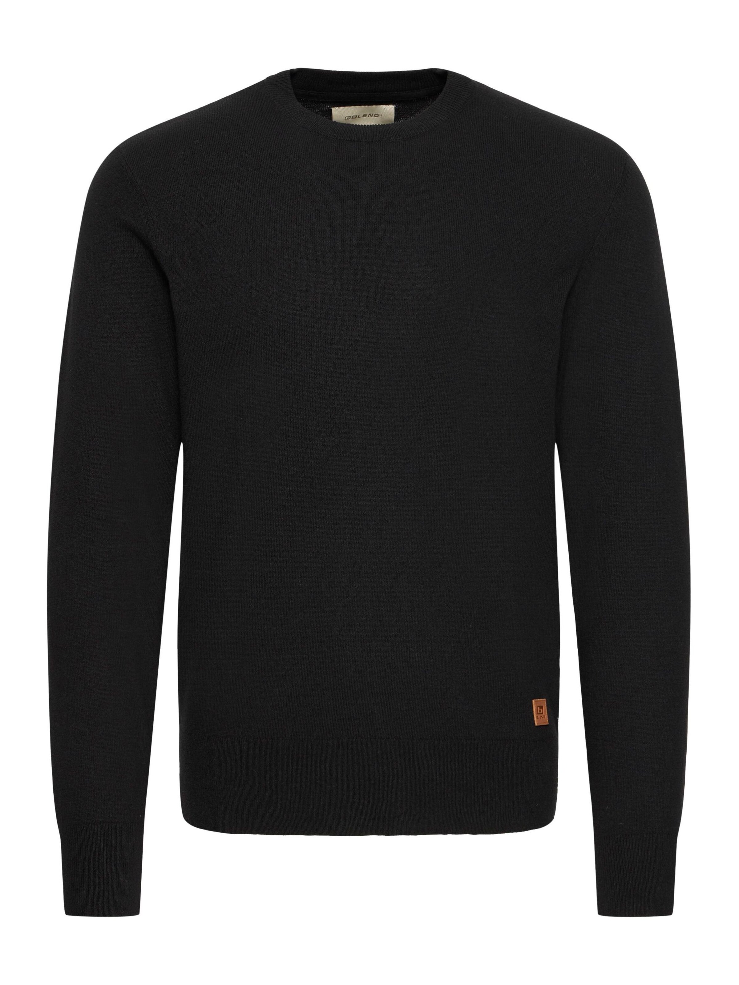BLEND Sweater ' BHFinn ' in Black: front