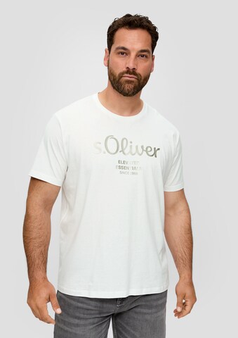 s.Oliver Shirt in Weiß: Vorderseite