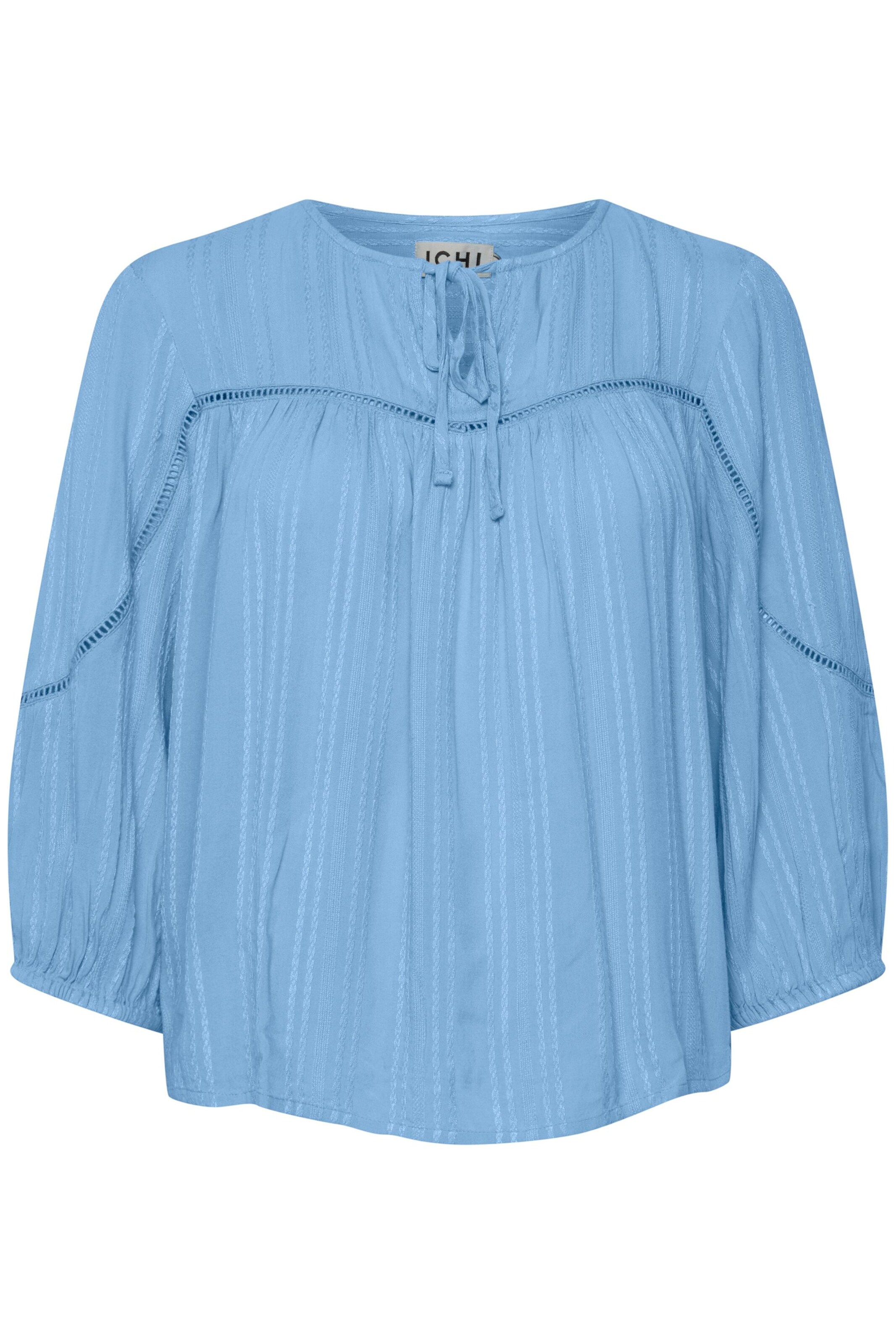 Chemisier 'Selis' ICHI en bleu : devant