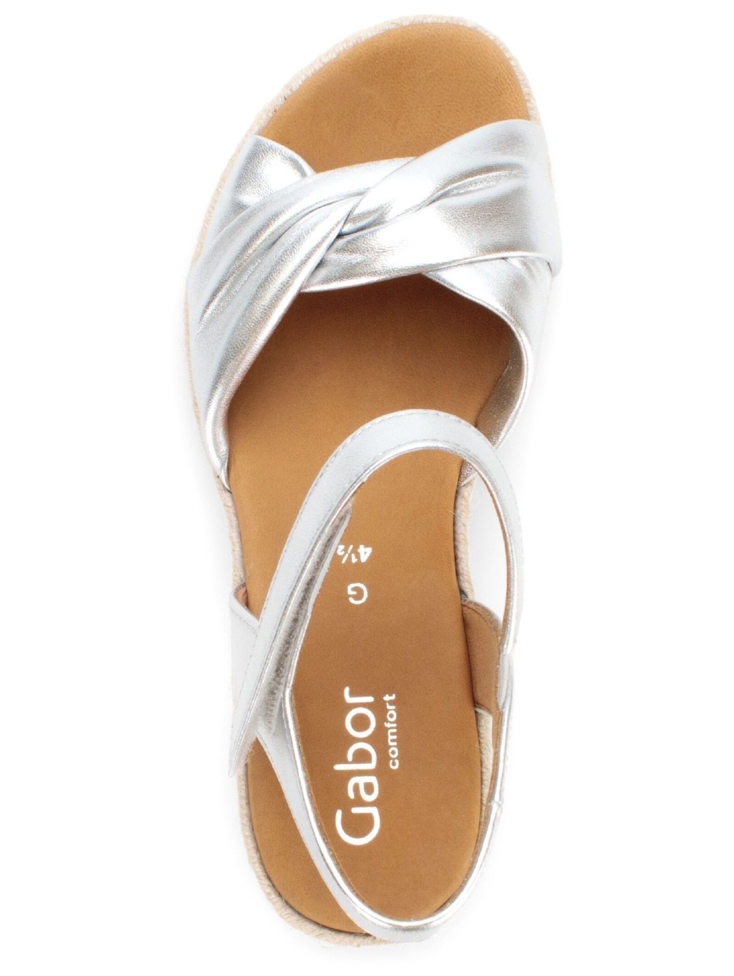 GABOR Sandaal in Zilver