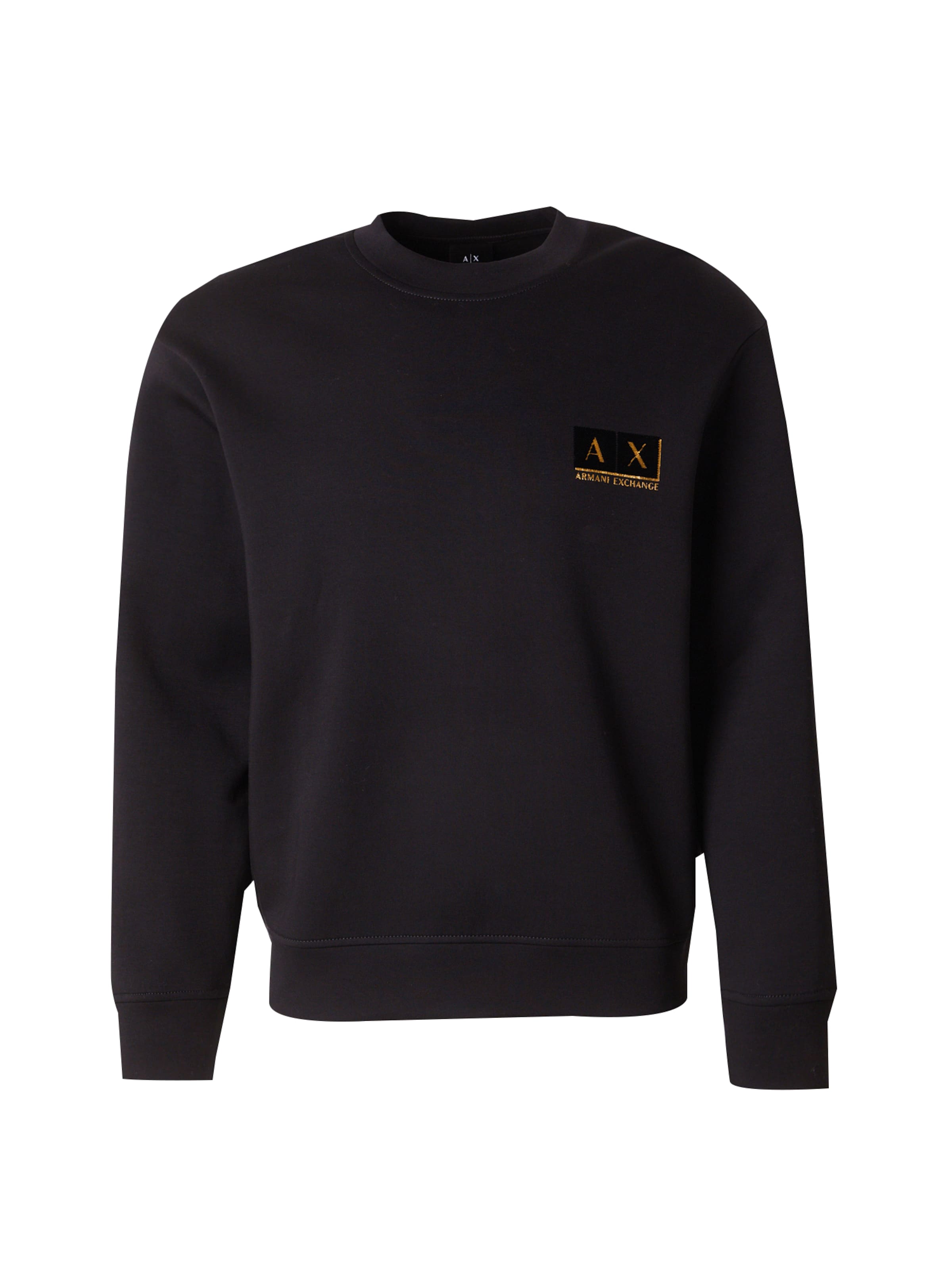 ARMANI EXCHANGE Sweatshirt in Black: front