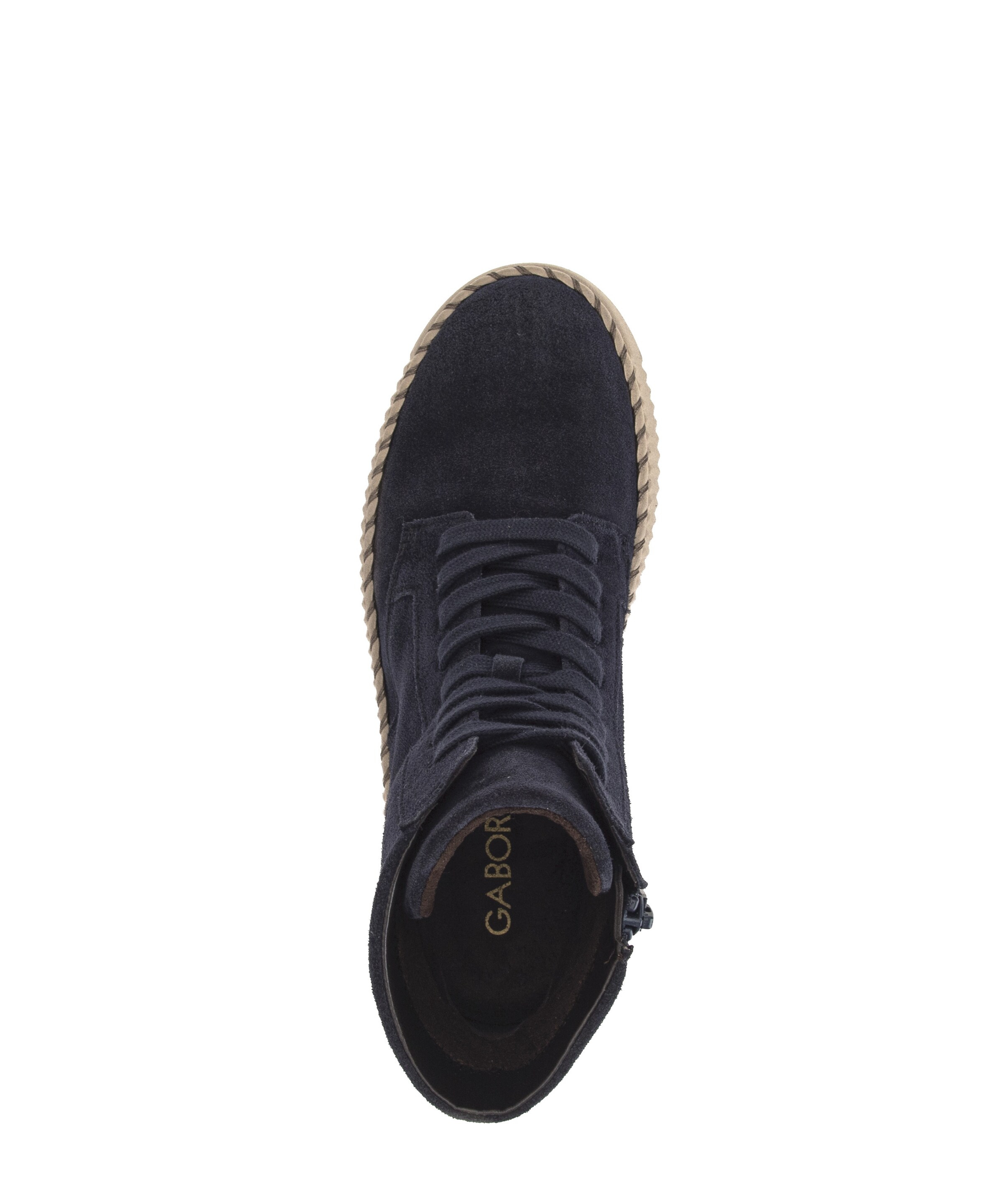 GABOR Lace-Up Ankle Boots in Blue