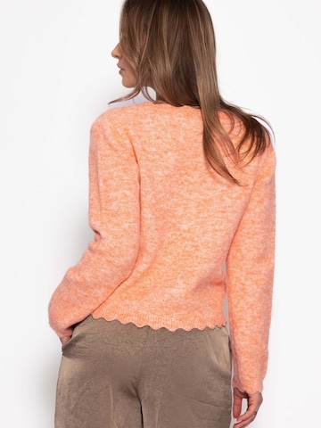 SASSYCLASSY Knit cardigan in Orange