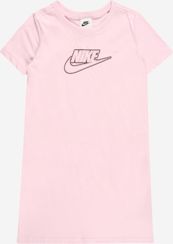 Nike Sportswear Šaty – pink: přední strana