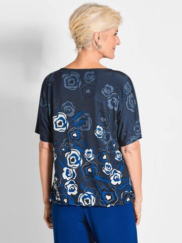 Goldner Bluse in Blau