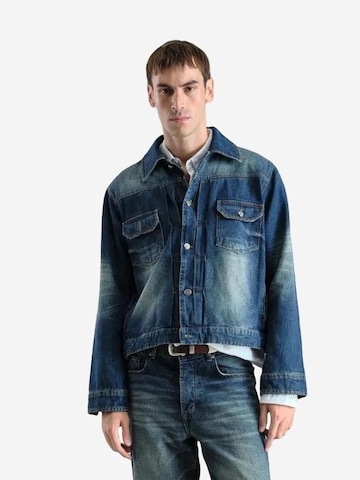 Giesto Winterjas in Blauw: voorkant
