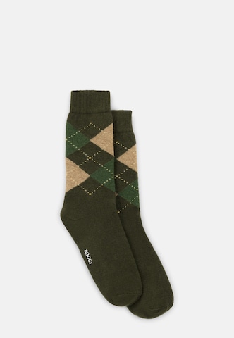 Chaussettes Boggi Milano en vert : devant